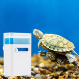 Maxbell Aquarium Filter Turtle Tank Internal Filter Low Water Mute Water Circulation 2.5 W Double Filter