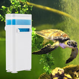 Maxbell Aquarium Filter Turtle Tank Internal Filter Low Water Mute Water Circulation 4 W Double Filter