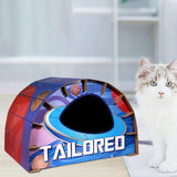 Maxbell Cardboard Cat House Scratch Pad Nest Scratching Lounge Bed Hut Cat Scratcher Space Adventures