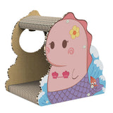 Maxbell Scratch Pad Nest Scratching Lounge Bed Lounger Couch Cat Scratcher Cardboard Mermaid