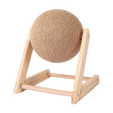 Maxbell Cat Scratcher Toy Exercise Rotatable Ball Rest Kitty Cat Scratching Ball Toy Ball 16cm 16x18x22cm