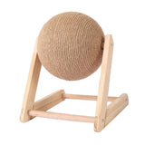 Maxbell Cat Scratcher Toy Exercise Rotatable Ball Rest Kitty Cat Scratching Ball Toy Ball 16cm 16x18x22cm