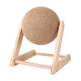 Maxbell Cat Scratcher Toy Exercise Rotatable Ball Rest Kitty Cat Scratching Ball Toy Ball 16cm 16x18x22cm