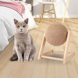 Maxbell Cat Scratcher Toy Exercise Rotatable Ball Rest Kitty Cat Scratching Ball Toy Ball 16cm 16x18x22cm