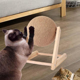 Maxbell Cat Scratcher Toy Exercise Rotatable Ball Rest Kitty Cat Scratching Ball Toy Ball 16cm 16x18x22cm