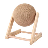 Maxbell Cat Scratcher Toy Exercise Rotatable Ball Rest Kitty Cat Scratching Ball Toy Ball 20cm 25x28x24cm