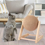 Maxbell Cat Scratcher Toy Exercise Rotatable Ball Rest Kitty Cat Scratching Ball Toy Ball 20cm 25x28x24cm