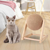Maxbell Cat Scratcher Toy Exercise Rotatable Ball Rest Kitty Cat Scratching Ball Toy Ball 20cm 25x28x24cm
