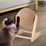 Maxbell Cat Scratcher Toy Exercise Rotatable Ball Rest Kitty Cat Scratching Ball Toy Ball 20cm 25x28x24cm