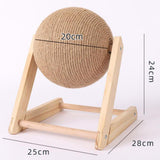 Maxbell Cat Scratcher Toy Exercise Rotatable Ball Rest Kitty Cat Scratching Ball Toy Ball 20cm 25x28x24cm