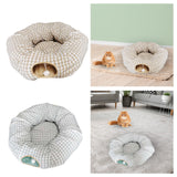 Maxbell Cat Tunnels Bed Collapsible with Hanging Ball Ferrets Kitten Tunnel Tube Toy Light Green