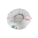Maxbell Cat Tunnels Bed Collapsible with Hanging Ball Ferrets Kitten Tunnel Tube Toy Light Green