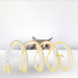Maxbell Cat Tunnel Foldable Portable Cat Tunnel Tube for Small Animals Kitty Running