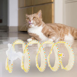 Maxbell Cat Tunnel Foldable Portable Cat Tunnel Tube for Small Animals Kitty Running