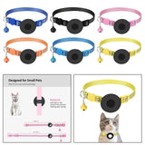 Maxbell Cat Collar with Waterproof Tracker Holder Reflective Breakaway Kitten Collar Blue