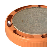 Maxbell Cat Scratchers Cardboard Scratching Lounge Bed Ball Track Toy Scratching Pad Orange