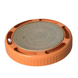 Maxbell Cat Scratchers Cardboard Scratching Lounge Bed Ball Track Toy Scratching Pad Orange