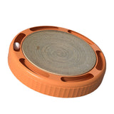 Maxbell Cat Scratchers Cardboard Scratching Lounge Bed Ball Track Toy Scratching Pad Orange