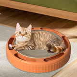 Maxbell Cat Scratchers Cardboard Scratching Lounge Bed Ball Track Toy Scratching Pad Orange