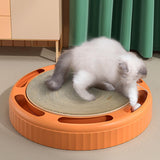 Maxbell Cat Scratchers Cardboard Scratching Lounge Bed Ball Track Toy Scratching Pad Orange