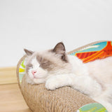 Maxbell Cat Scratcher Cardboard Pet Bed Cat Scratch Bed for Indoor Cats Kittens Rest 51cmx27cmx15cm