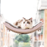 Maxbell Cat Hammock Window Seat Pet Bed Basking Space Saving Sturdy Cat Sleeping Bed