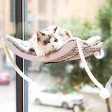 Maxbell Cat Hammock Window Seat Pet Bed Basking Space Saving Sturdy Cat Sleeping Bed