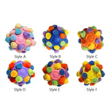 Maxbell Dog Sniff Ball Increase IQ Portable Puppy Playing Soft Dog Slow Feed Ball Style A