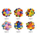 Maxbell Dog Sniff Ball Increase IQ Portable Puppy Playing Soft Dog Slow Feed Ball Style A