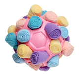 Maxbell Dog Sniff Ball Increase IQ Portable Puppy Playing Soft Dog Slow Feed Ball Style A