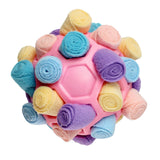Maxbell Dog Sniff Ball Increase IQ Portable Puppy Playing Soft Dog Slow Feed Ball Style A
