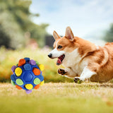 Maxbell Dog Sniff Ball Increase IQ Portable Puppy Playing Soft Dog Slow Feed Ball Style B