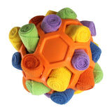 Maxbell Dog Sniff Ball Increase IQ Portable Puppy Playing Soft Dog Slow Feed Ball Style C