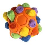 Maxbell Dog Sniff Ball Increase IQ Portable Puppy Playing Soft Dog Slow Feed Ball Style C