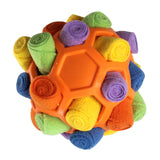 Maxbell Dog Sniff Ball Increase IQ Portable Puppy Playing Soft Dog Slow Feed Ball Style C