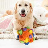 Maxbell Dog Sniff Ball Increase IQ Portable Puppy Playing Soft Dog Slow Feed Ball Style C