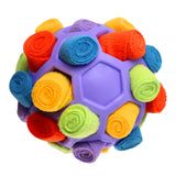 Maxbell Dog Sniff Ball Increase IQ Portable Puppy Playing Soft Dog Slow Feed Ball Style D