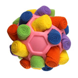 Maxbell Dog Sniff Ball Increase IQ Portable Puppy Playing Soft Dog Slow Feed Ball Style E
