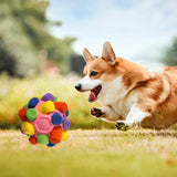 Maxbell Dog Sniff Ball Increase IQ Portable Puppy Playing Soft Dog Slow Feed Ball Style E