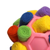 Maxbell Dog Sniff Ball Increase IQ Portable Puppy Playing Soft Dog Slow Feed Ball Style E