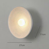 Maxbell Wall Sconces Lighting Wall Lights Fixtures Dining Room Decor Round Wall Lamp White