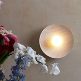 Maxbell Wall Sconces Lighting Wall Lights Fixtures Dining Room Decor Round Wall Lamp White