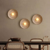 Maxbell Wall Sconces Lighting Wall Lights Fixtures Dining Room Decor Round Wall Lamp Brown