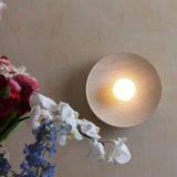 Maxbell Wall Sconces Lighting Wall Lights Fixtures Dining Room Decor Round Wall Lamp Brown