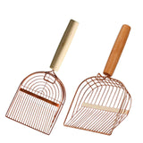 Maxbell Litter Scooper Kitten Reptile Sand Shovel Durable Cat Litter Spoon with Hook Style A