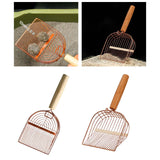 Maxbell Litter Scooper Kitten Reptile Sand Shovel Durable Cat Litter Spoon with Hook Style A
