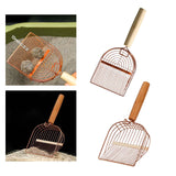 Maxbell Litter Scooper Kitten Reptile Sand Shovel Durable Cat Litter Spoon with Hook Style A