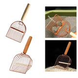 Maxbell Litter Scooper Kitten Reptile Sand Shovel Durable Cat Litter Spoon with Hook Style A