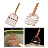 Maxbell Litter Scooper Kitten Reptile Sand Shovel Durable Cat Litter Spoon with Hook Style A