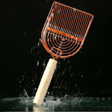 Maxbell Litter Scooper Kitten Reptile Sand Shovel Durable Cat Litter Spoon with Hook Style A